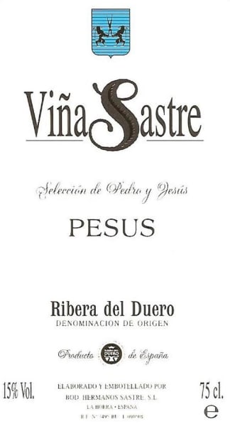 Rượu vang đỏ Vina Sastre Pesus 2009
