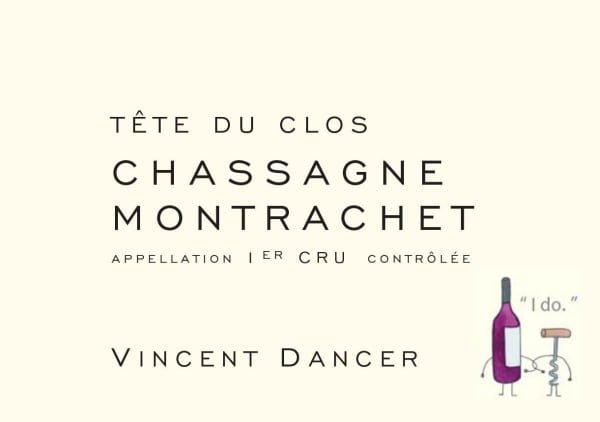 Rượu vang trằng Vincent Dancer Chassagne Montrachet Tete Du Clos Premier Cru 2014