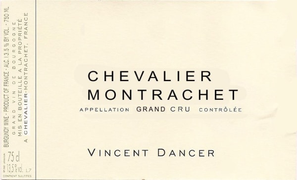 Rượu vang trằng Vincent Dancer Chevalier Montrachet Grand Cru 2011