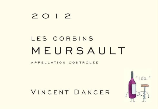 Rượu vang trằng Vincent Dancer Meursault Les Corbins 2012