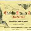 Rượu vang trằng Vincent Dauvissat Chablis La Forest Premier Cru 2012