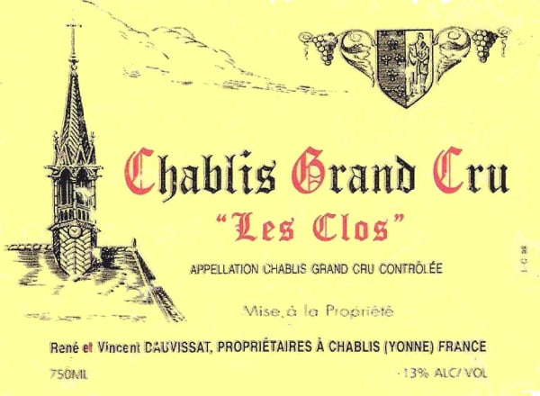 Rượu vang trằng Vincent Dauvissat Chablis Les Clos Grand Cru 2009
