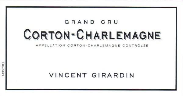 Rượu vang trằng Vincent Girardin Corton-Charlemagne Grand Cru 2014