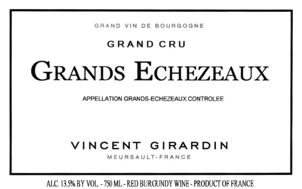 Rượu vang đỏ Vincent Girardin Grands Echezeaux Grand Cru 2010