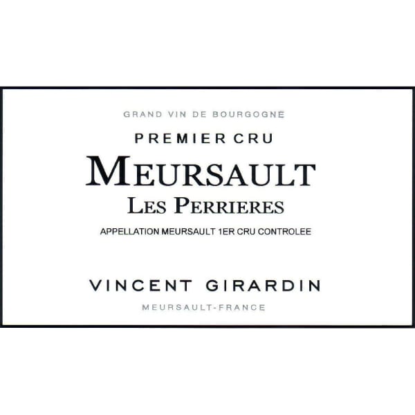 Rượu vang trằng Vincent Girardin Meursault Les Perrieres Premier Cru 2012