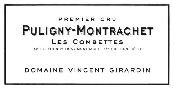 Rượu vang trằng Vincent Girardin Puligny-Montrachet Les Combettes Premier Cru 2009