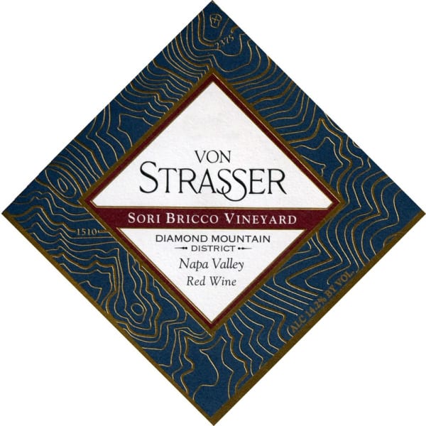 Rượu vang đỏ Von Strasser Sori Bricco Vineyard Cabernet Sauvignon (chai 6 lít) 2000