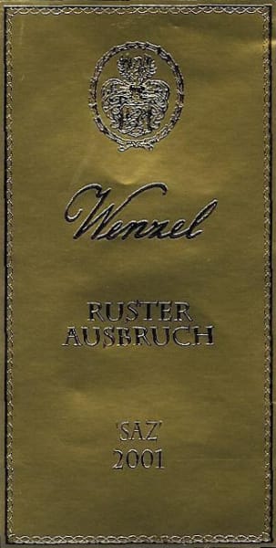 Rượu vang trằng Weinbau Michael Wenzel Ruster Ausbruch Saz 2001