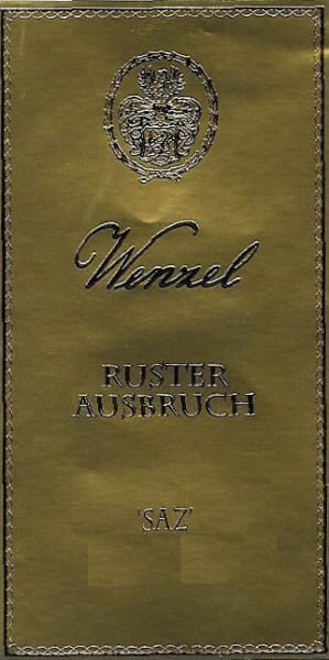 Rượu vang trằng Weinbau Michael Wenzel Ruster Ausbruch Saz 2004