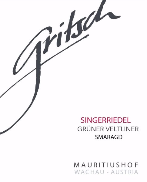 Rượu vang trằng Weingut FJ Gritsch Singerriedel Smaragd Gruner Veltliner 2010