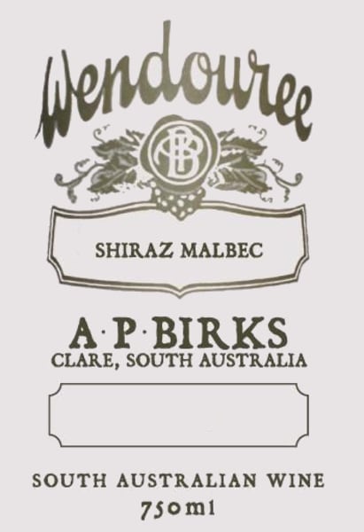 Rượu vang đỏ Wendouree Shiraz Malbec 1998
