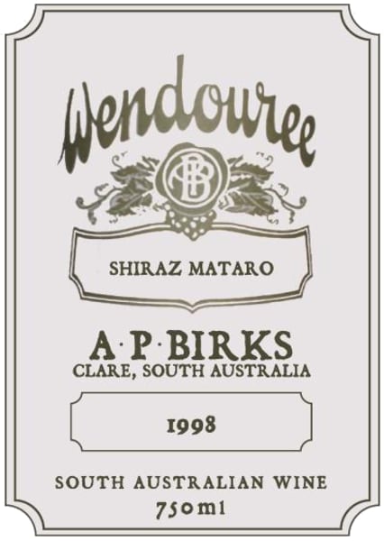 Rượu vang đỏ Wendouree Shiraz/Mataro 1998