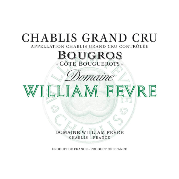 Rượu vang trằng William Fevre Chablis Bougros Cote Bouguerots Grand Cru 2013