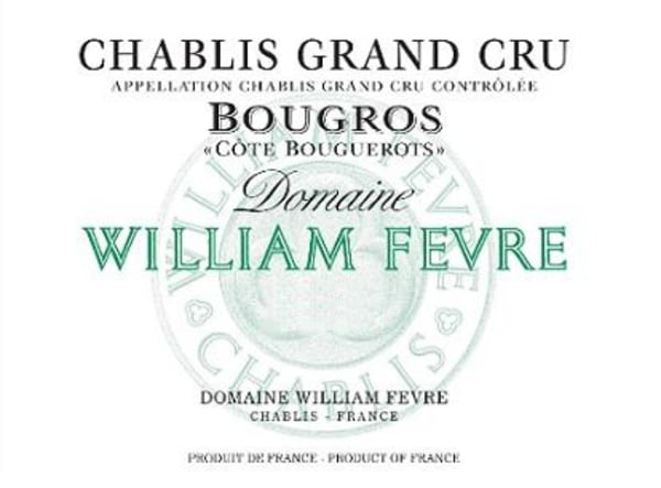 Rượu vang trằng William Fevre Chablis Bougros Cote Bouguerots Grand Cru 2017