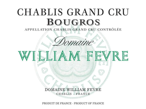 Rượu vang trằng William Fevre Chablis Bougros Grand Cru 2013