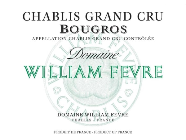 Rượu vang trằng William Fevre Chablis Bougros Grand Cru 2017
