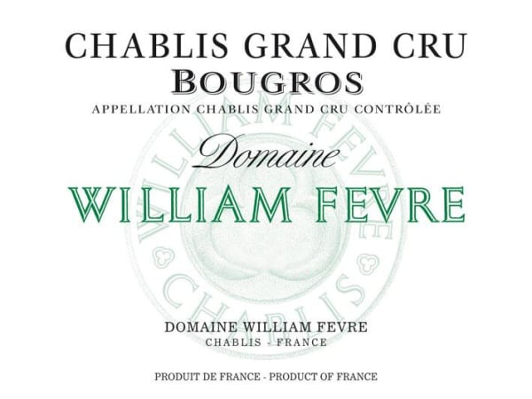Rượu vang trằng William Fevre Chablis Bougros Grand Cru 2021