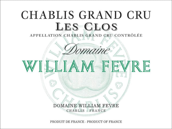 Rượu vang trằng William Fevre Chablis Les Clos Grand Cru 2018