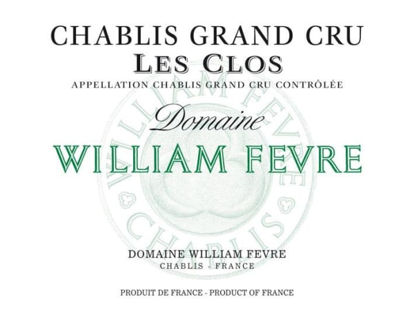 Rượu vang trằng William Fevre Chablis Les Clos Grand Cru 2021