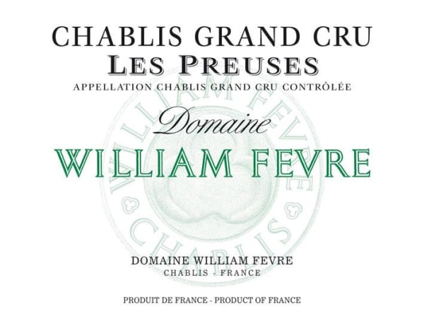 Rượu vang trằng William Fevre Chablis Les Preuses Grand Cru 2021
