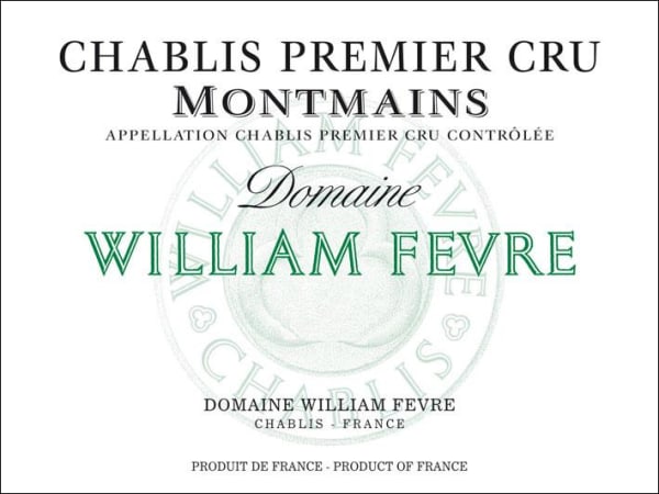 Rượu vang trằng William Fevre Chablis Montmains Premier Cru 2021