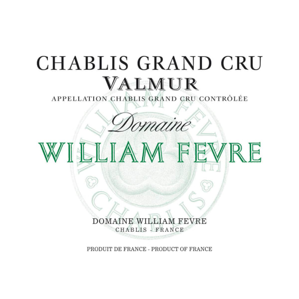 Rượu vang trằng William Fevre Chablis Valmur Domaine Grand Cru 2014