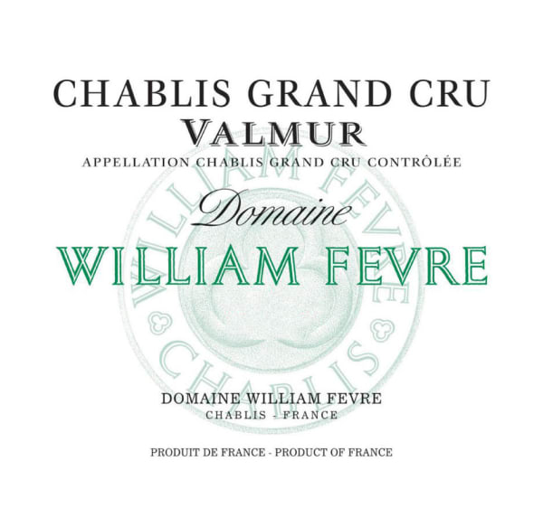 Rượu vang trằng William Fevre Chablis Valmur Domaine Grand Cru 2017