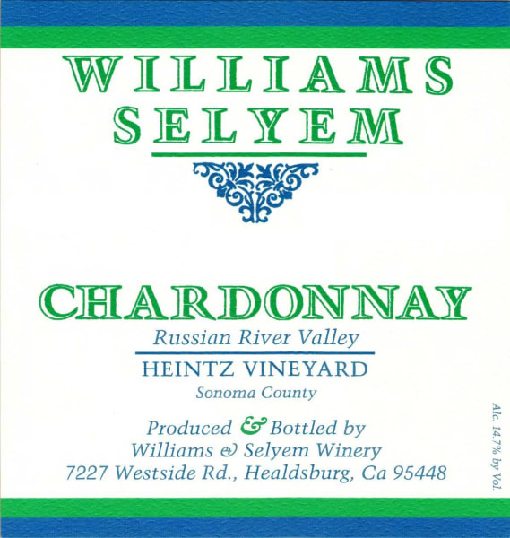 Rượu vang trằng Williams Selyem Heintz Chardonnay 2018