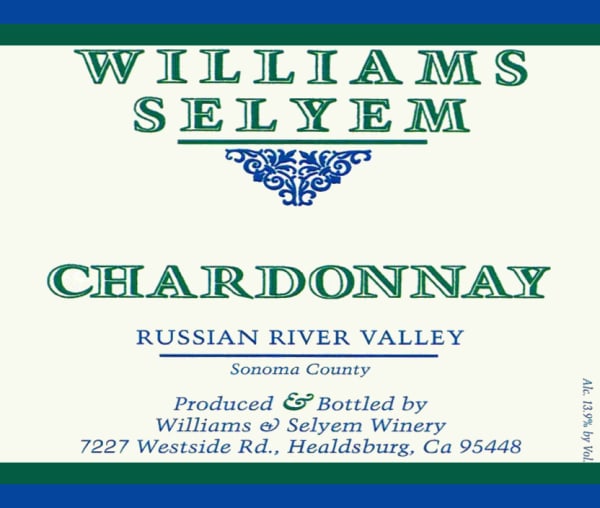 Rượu vang trằng Williams Selyem Russian River Valley Chardonnay 2013