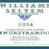 Rượu vang trằng Williams Selyem Saralee's Vineyard Gewurztraminer 2006