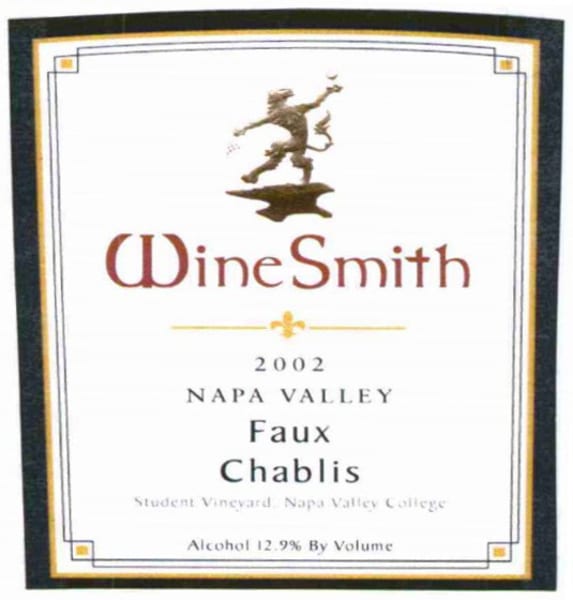 Rượu vang trằng WineSmith Faux Chablis 2002