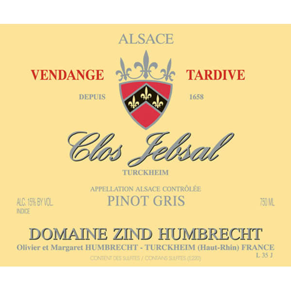 Rượu vang trằng Zind-Humbrecht Clos Jebsal Pinot Gris 1996